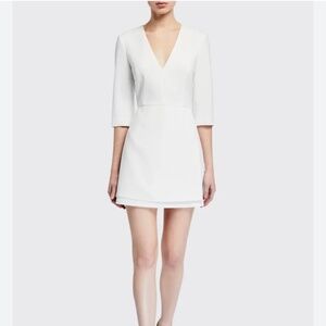 Alice + Olivia Stevie Double Layer Mini Dress